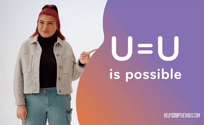 Undetectable equals untransmittable is possible.